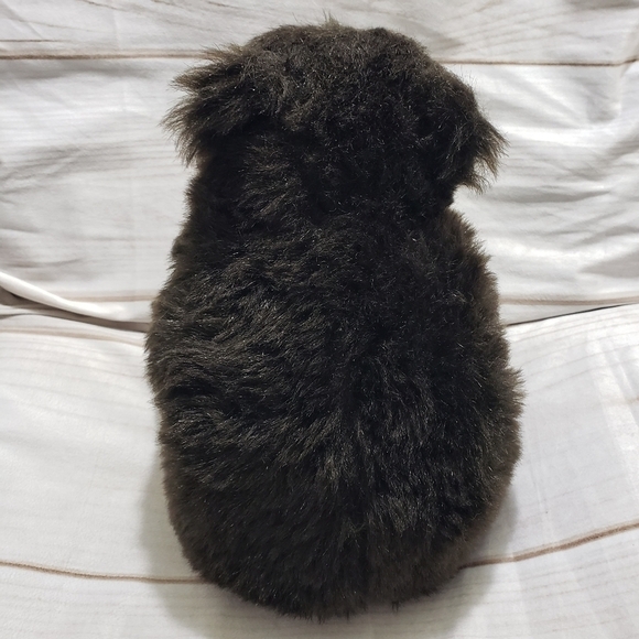 Folkmanis Furry Folk Black Bear 12 Inch Hand Puppet Vintage Corduroy Lining - Picture 7 of 10